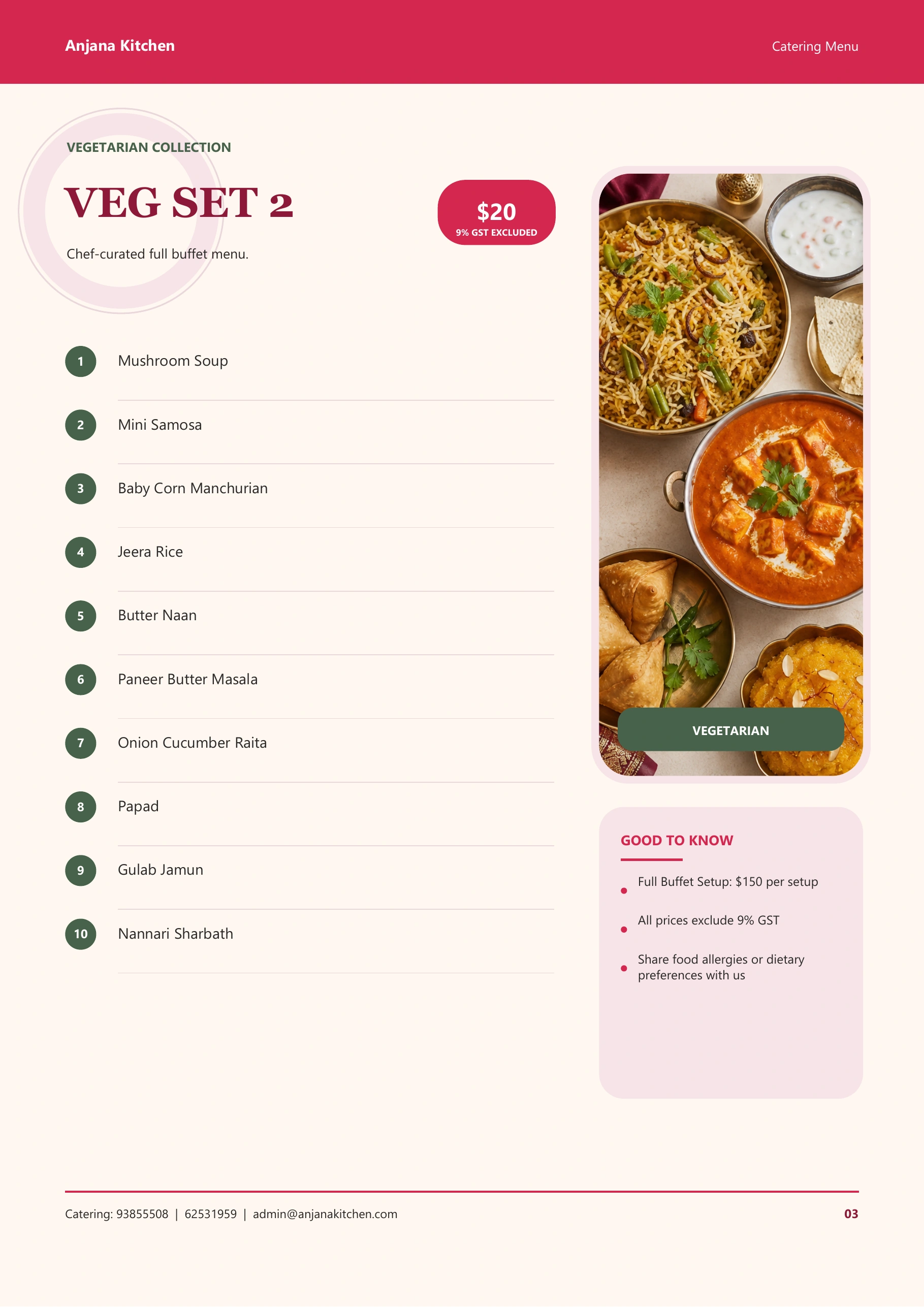 Catering catalogue page 3