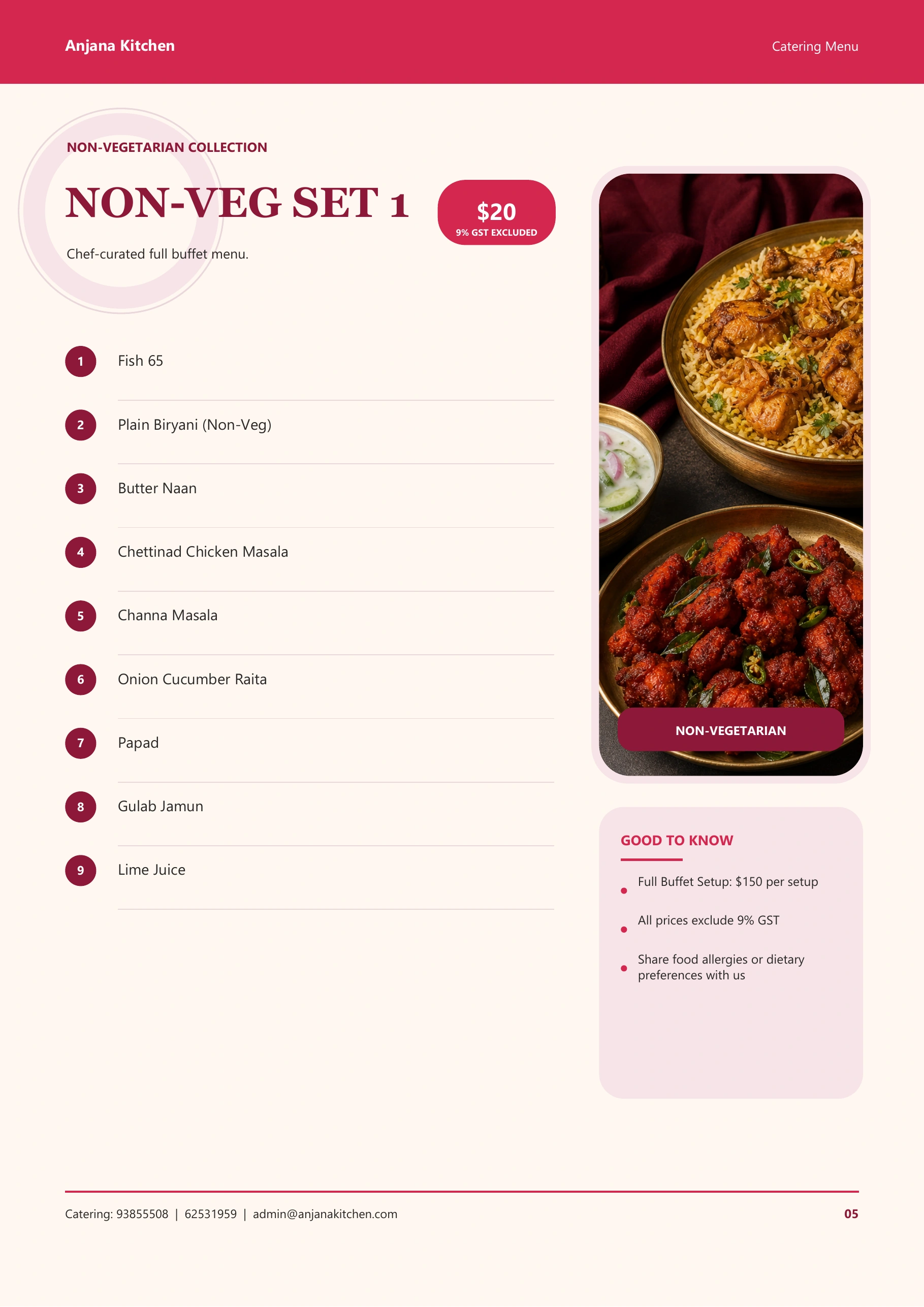 Catering catalogue page 5