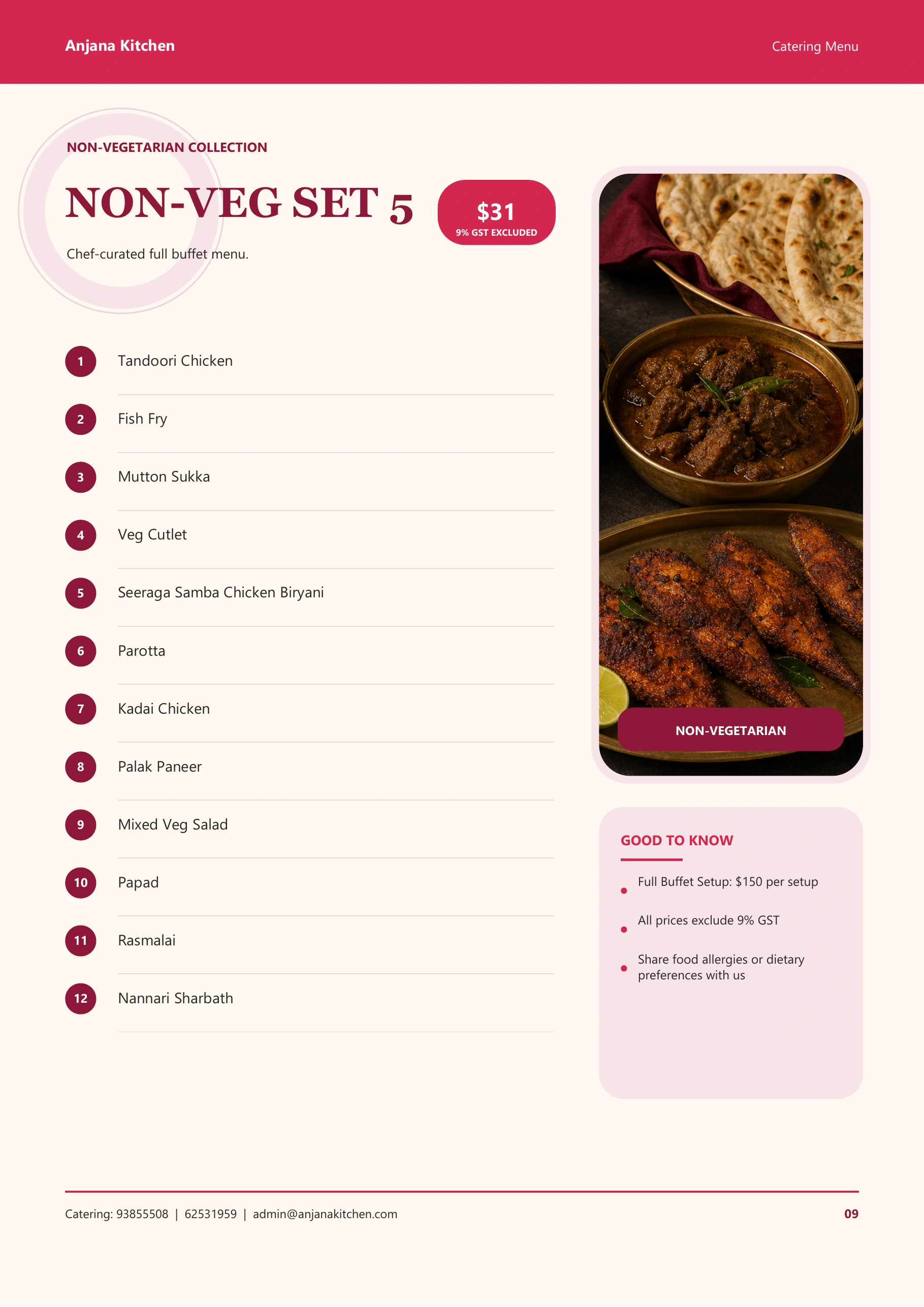 Catering catalogue page 9